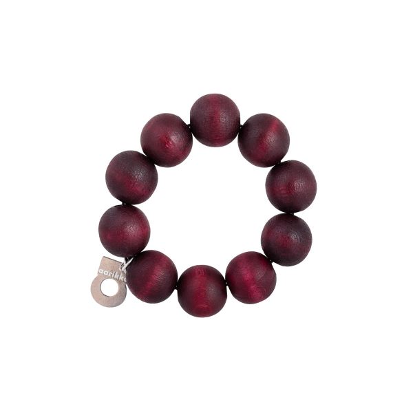 Puisto napkin rings, 2 pcs, burgundy Schn?ppchen