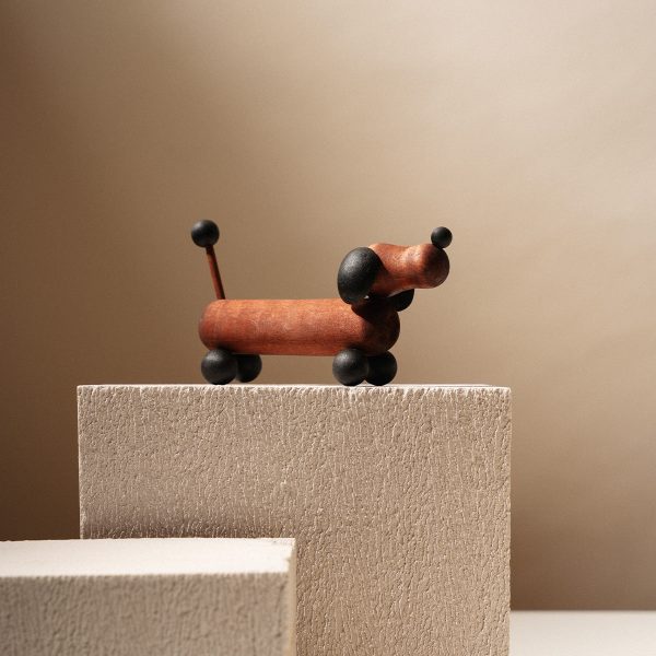 Dachshund sculpture, dark brown Online – Bild 3