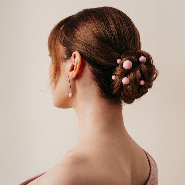 Sydänkäpyseni jewellery set, pink and silver Online – Bild 2
