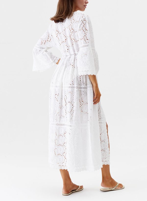 Ava White Kaftan Online – Bild 5